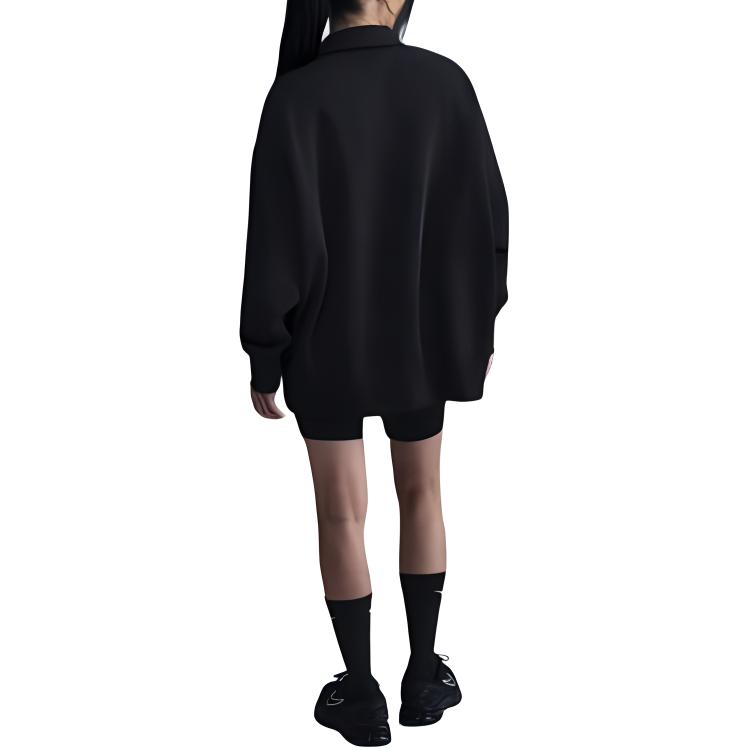 Nike Спортивный свитшот Phoenix Fleece женский black — фото 4