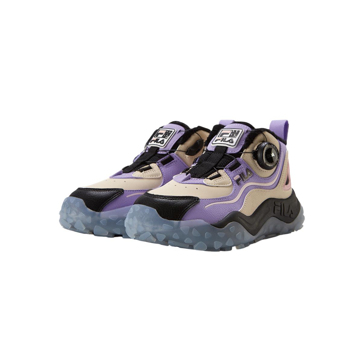 FILA KIDS BOA Thermal High top детские повседневные кроссовки FILA белый/лавандовый — фото 3