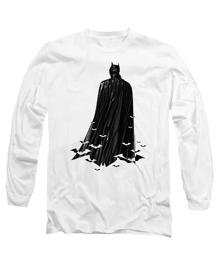

Мужская футболка The Bat Cape с длинным рукавом Batman, белый