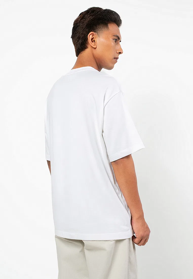 Футболка с графическим принтом, Calvin Klein Jeans, ярко-белый — фото 2
