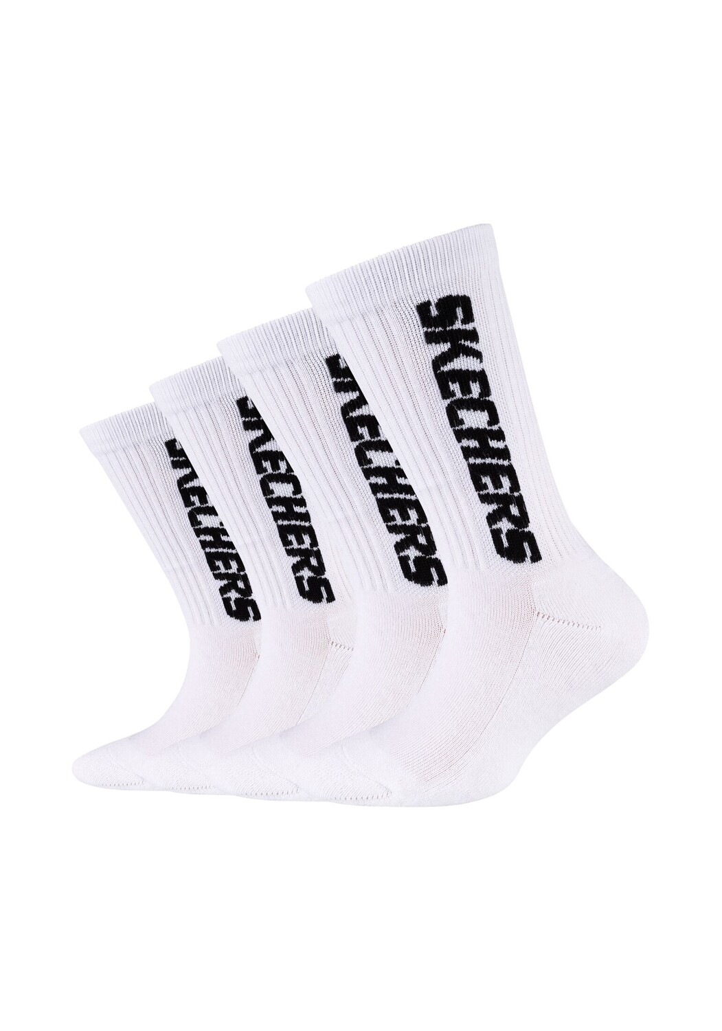 

Носки Skechers Tennis 4 шт cushioned, белый