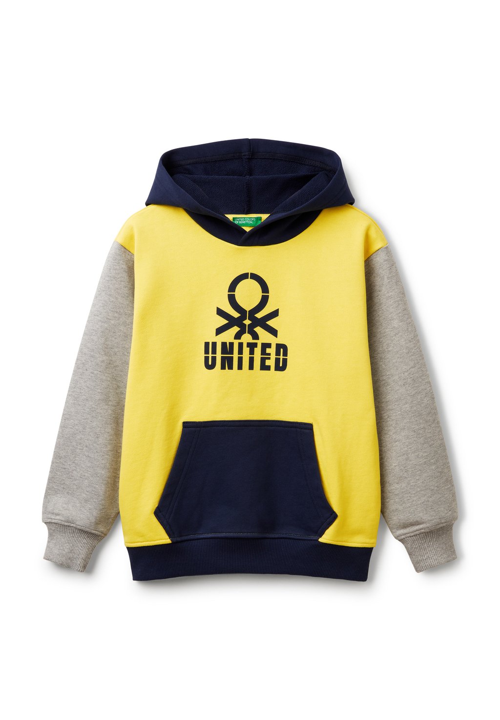 

Толстовка WITH PRINT United Colors of Benetton, желтый