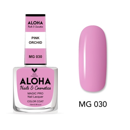 

Лак для ногтей Magic Pro 15 мл - Mg 030 / Розовая орхидея Aloha Nails & Cosmetics