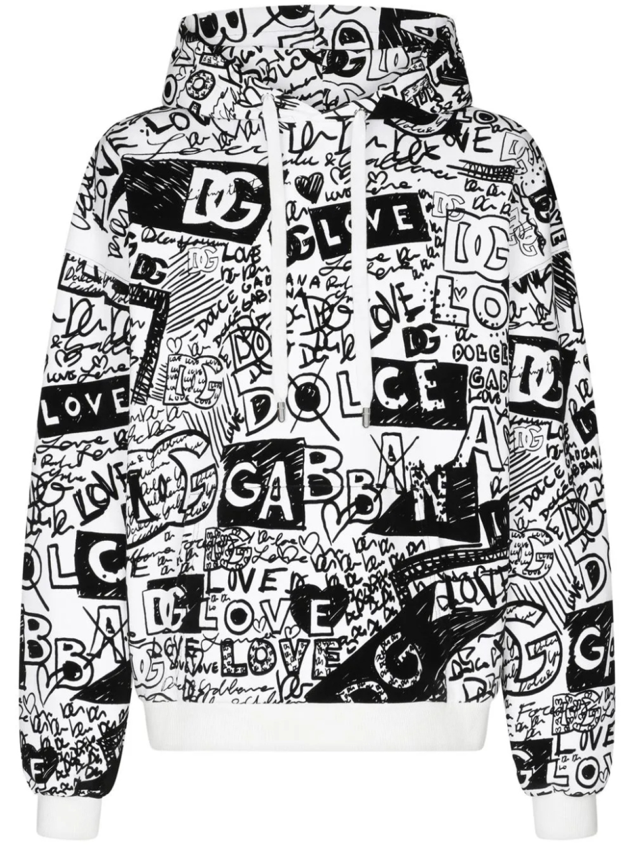 

Dolce & Gabbana худи с логотипом, черный
