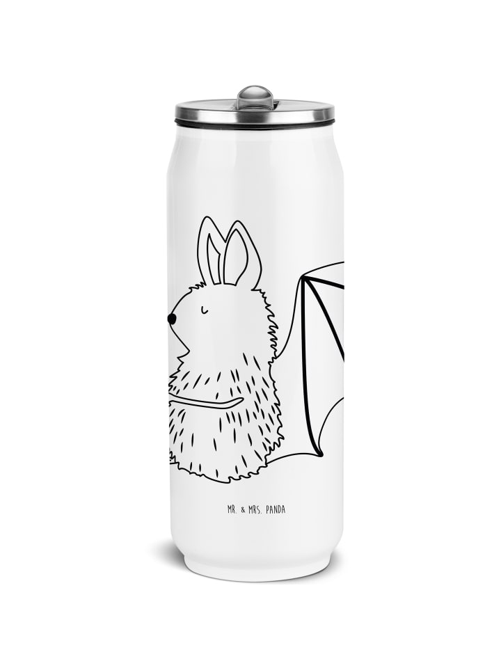 

Mr. & Mrs. Panda спортивная бутылка с водой бита сидящая без слогана белая