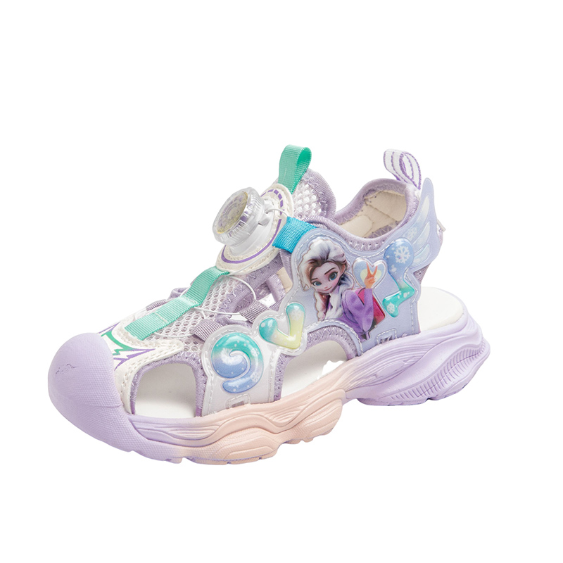 

Детские сандалии с низким верхом, нескользящие, износостойкие, дышащие RHOBESAM, фиолетовый