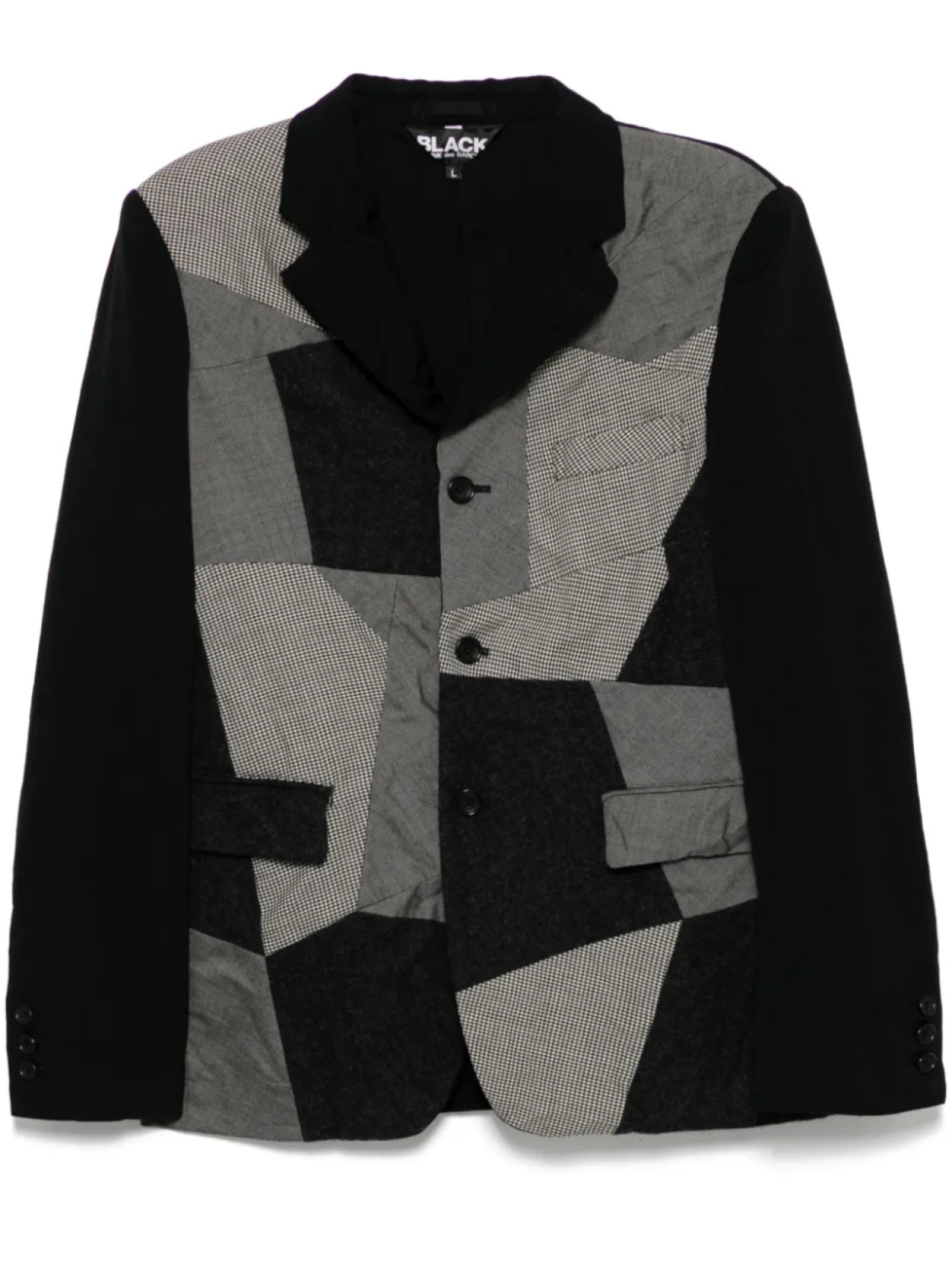 

Black Comme Des Garçons пиджак со вставками, черный