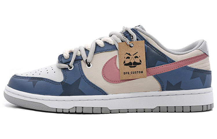 

Кроссовки Nike Dunk Skateboard Shoes Men Low-Top Blue Yellow/Purple