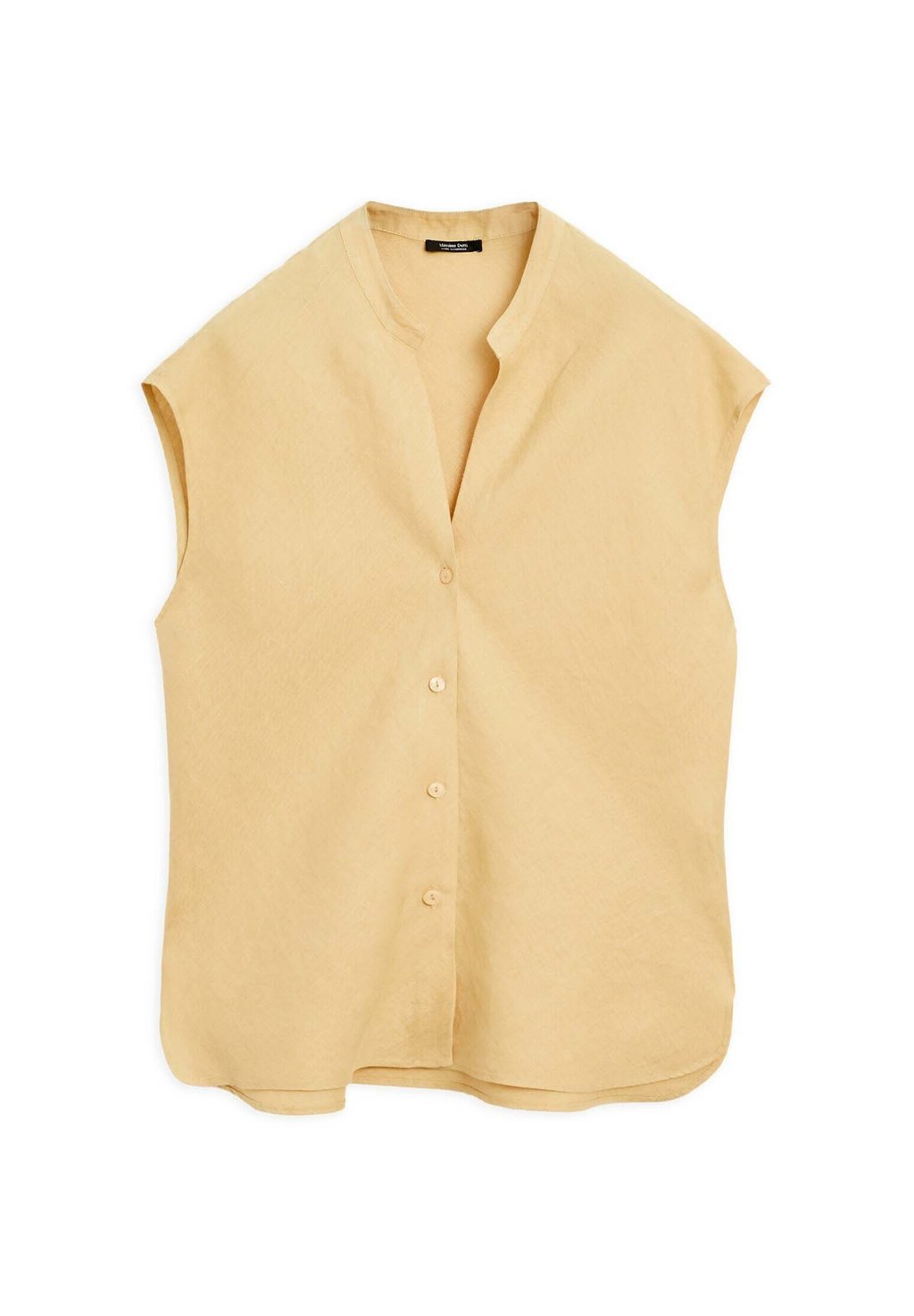 

Блуза FLOWING OPEN NECK Massimo Dutti, бежевый