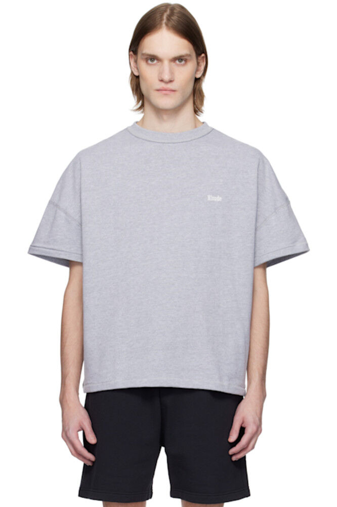 

Серая футболка с реверсом Classique Rhude