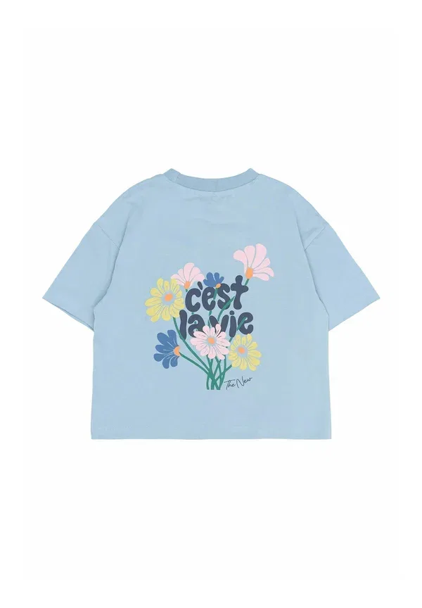 Футболка Sandra os print t-shirt The New, цвет вечно синий — фото 4