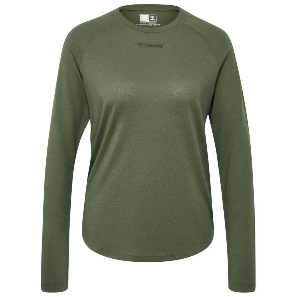 

Футболка с длинным рукавом Hummel MT Vanja, зеленый