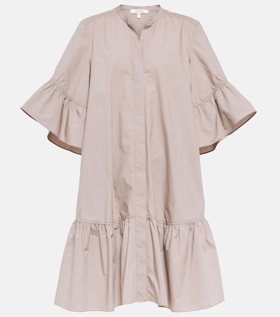 

Мини-платье из хлопка Poplin Power Dorothee Schumacher, Stone