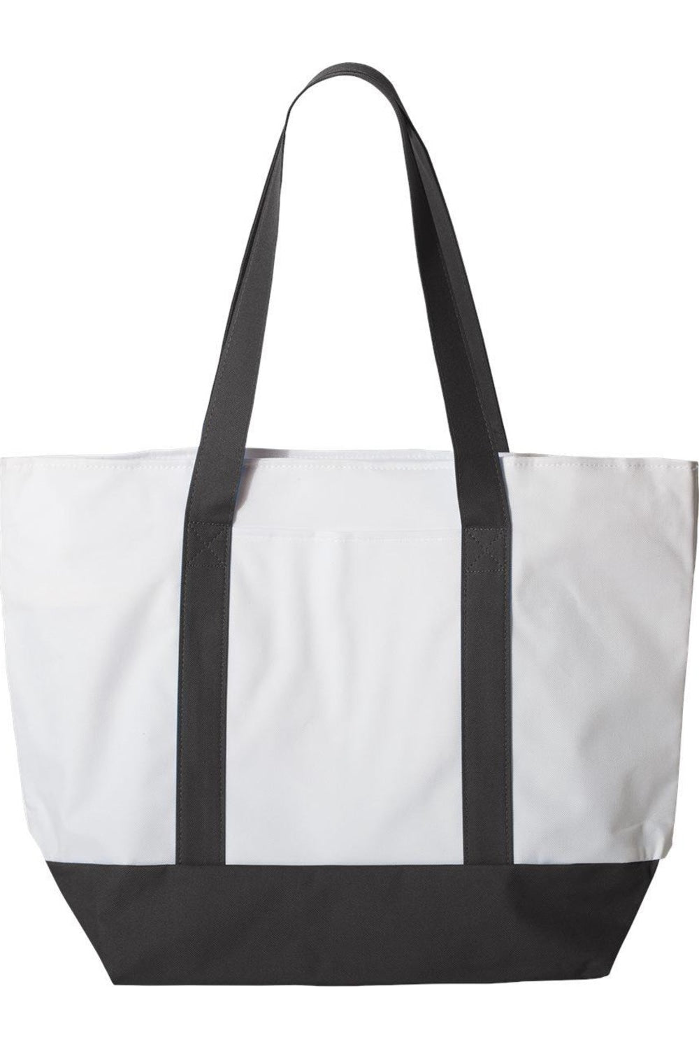 

Сумка-тоут Liberty Bags Bay View на молнии, белый/черный