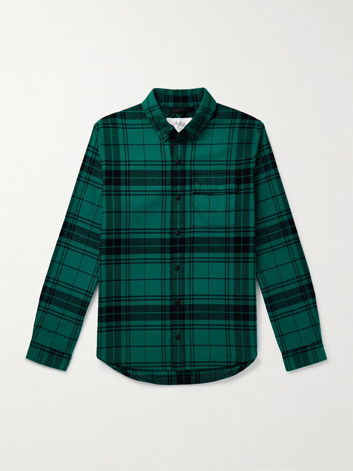 

Лыжная куртка Loge Peak Shell-Panelled Checkered Cotton AZTECH MOUNTAIN, зеленый