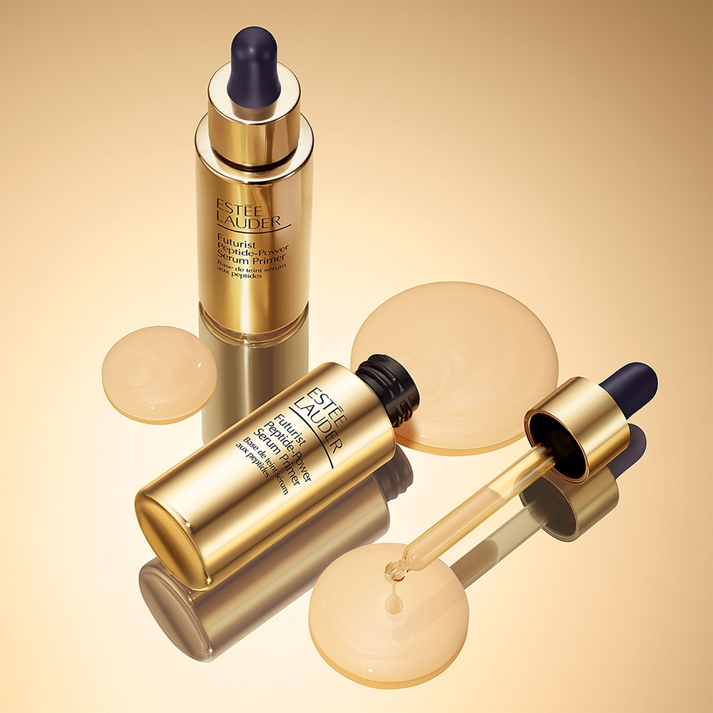Жидкая основа под макияж с сывороткой-праймером Futurist Peptide Power Estée Lauder, 27 мл — фото 3