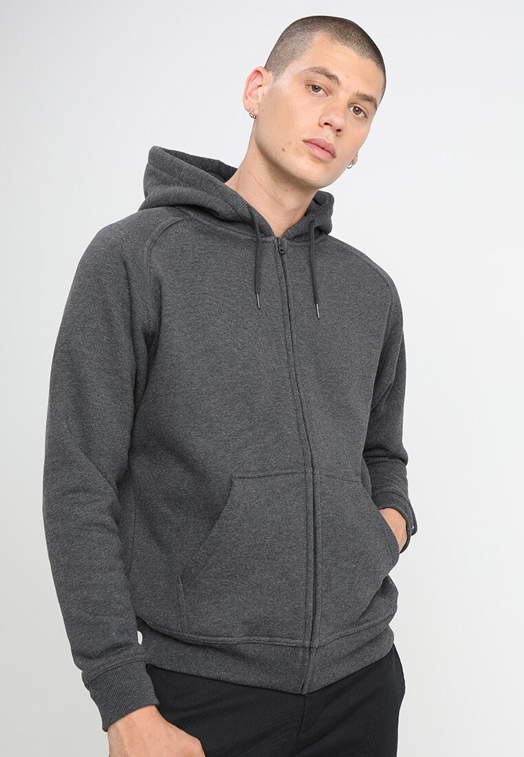 

Толстовка на молнии ZIP HOODY Urban Classics, темно-серый
