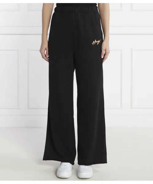 

Спортивные штаны nasuede_2 Oversize fit Hugo, черный