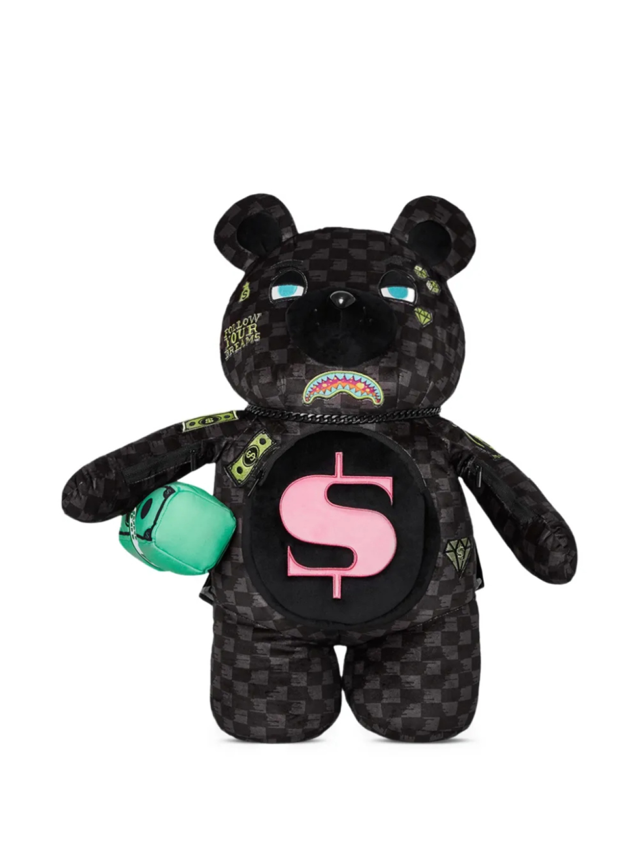 

Детский рюкзак Sprayground в клетку Sprayground kid, черный