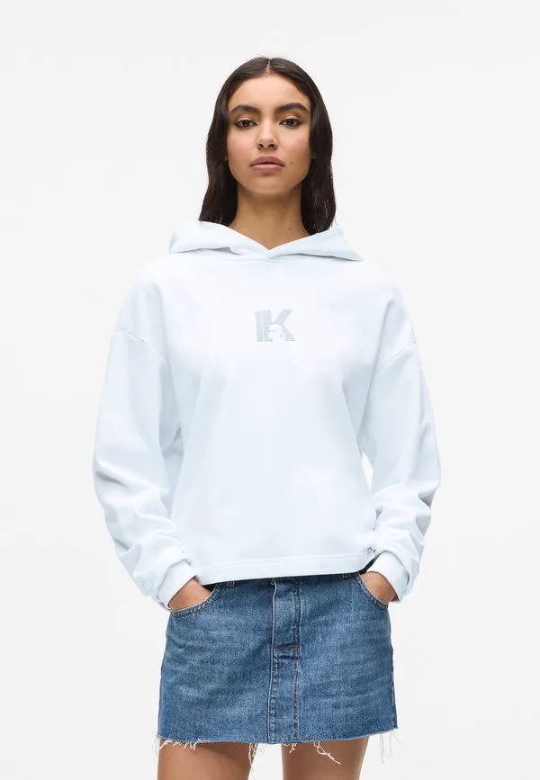 

Худи с логотипом k Karl Lagerfeld Jeans, White, Белый, Худи с логотипом k Karl Lagerfeld Jeans, White