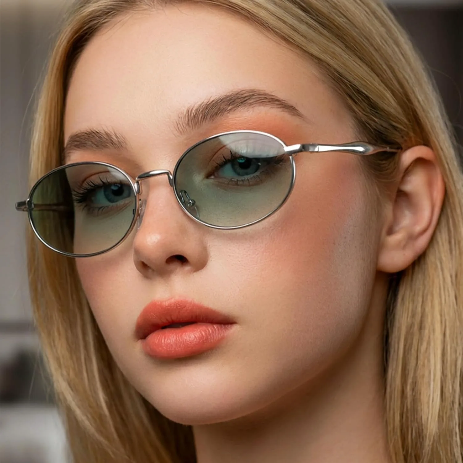 

Солнцезащитные очки Willochra Retro Gold Small Oval для женщин и мужчин, модные, для маленького лица, в стиле 90-х, с металлическим покрытием, черные, UV400, C4