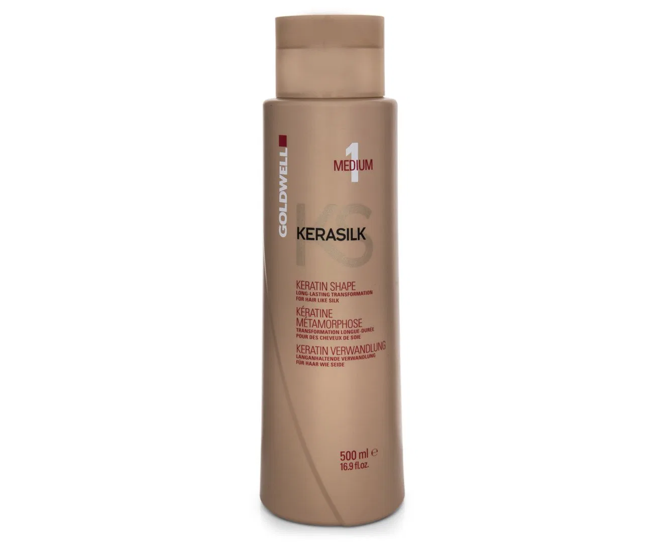 Средство для кератинового выпрямления волос «Keratin Shape Medium 1» от Kerasilk, 500 мл Goldwell