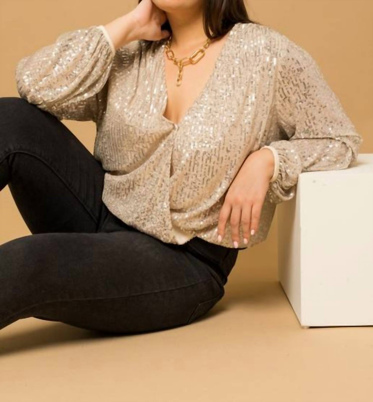 

Боди Sequenced Curvy In Champaign GILLI