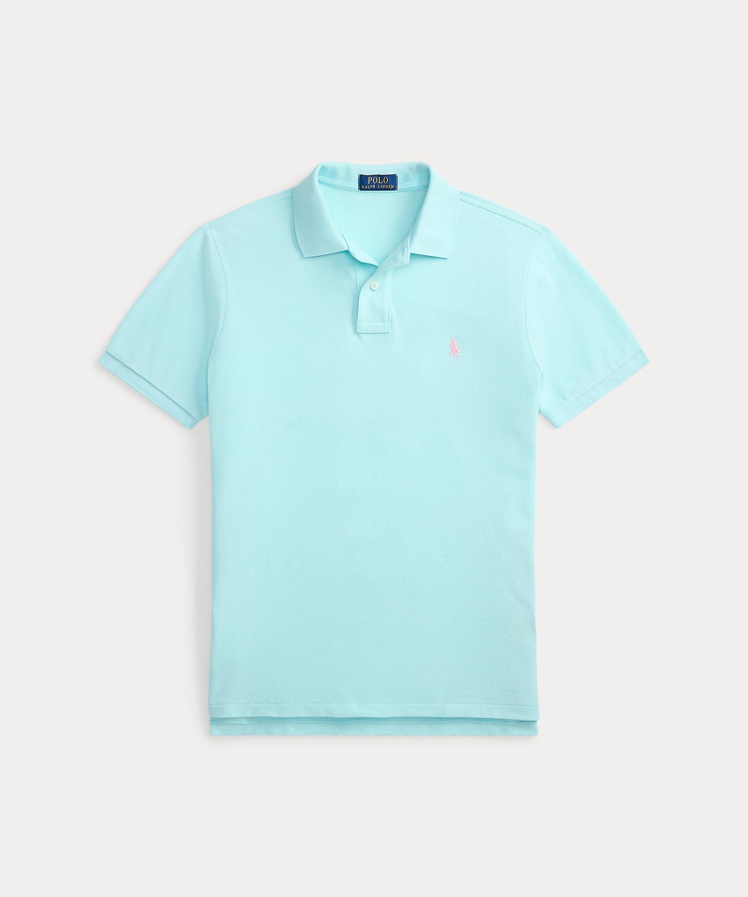 Культовая сетчатая рубашка поло Polo Ralph Lauren, 400 Blue