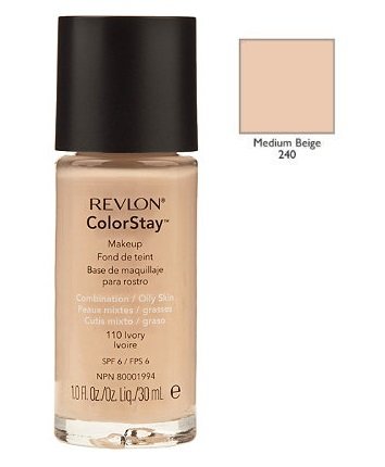 

Revlon, ColorStay, тональный крем для комбинированной и жирной кожи, 240 Medium Beige, 30 мл