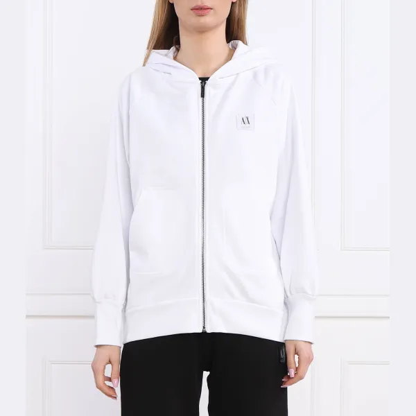 

Толстовка свободного кроя Armani Exchange, белый