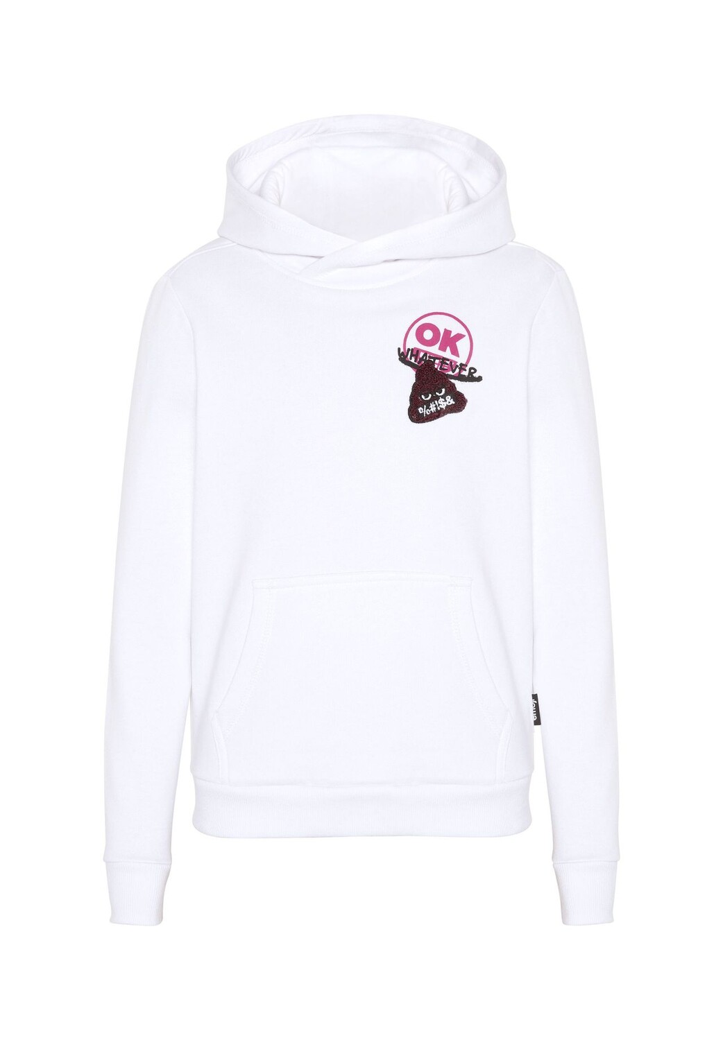 

Худи с принтом граффити emoji, цвет Bright White