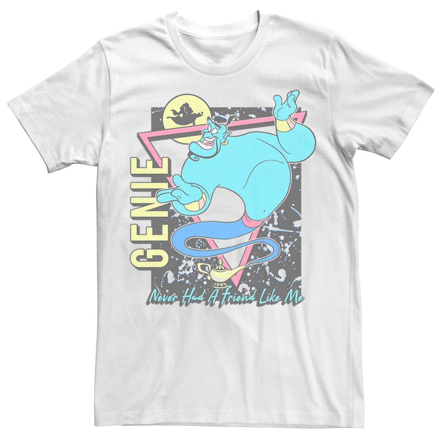 

Мужская футболка Disney's Aladdin Retro Genie Licensed Character