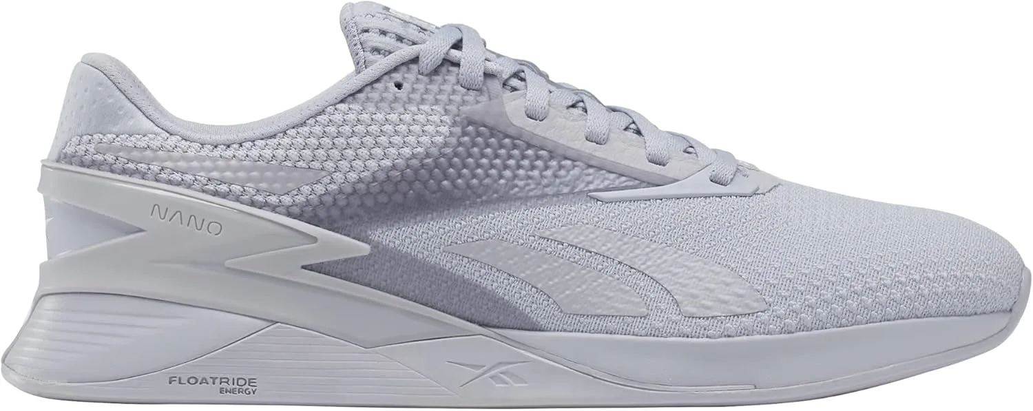 Кроссовки Reebok Unisex Nano X3, белый/серый
