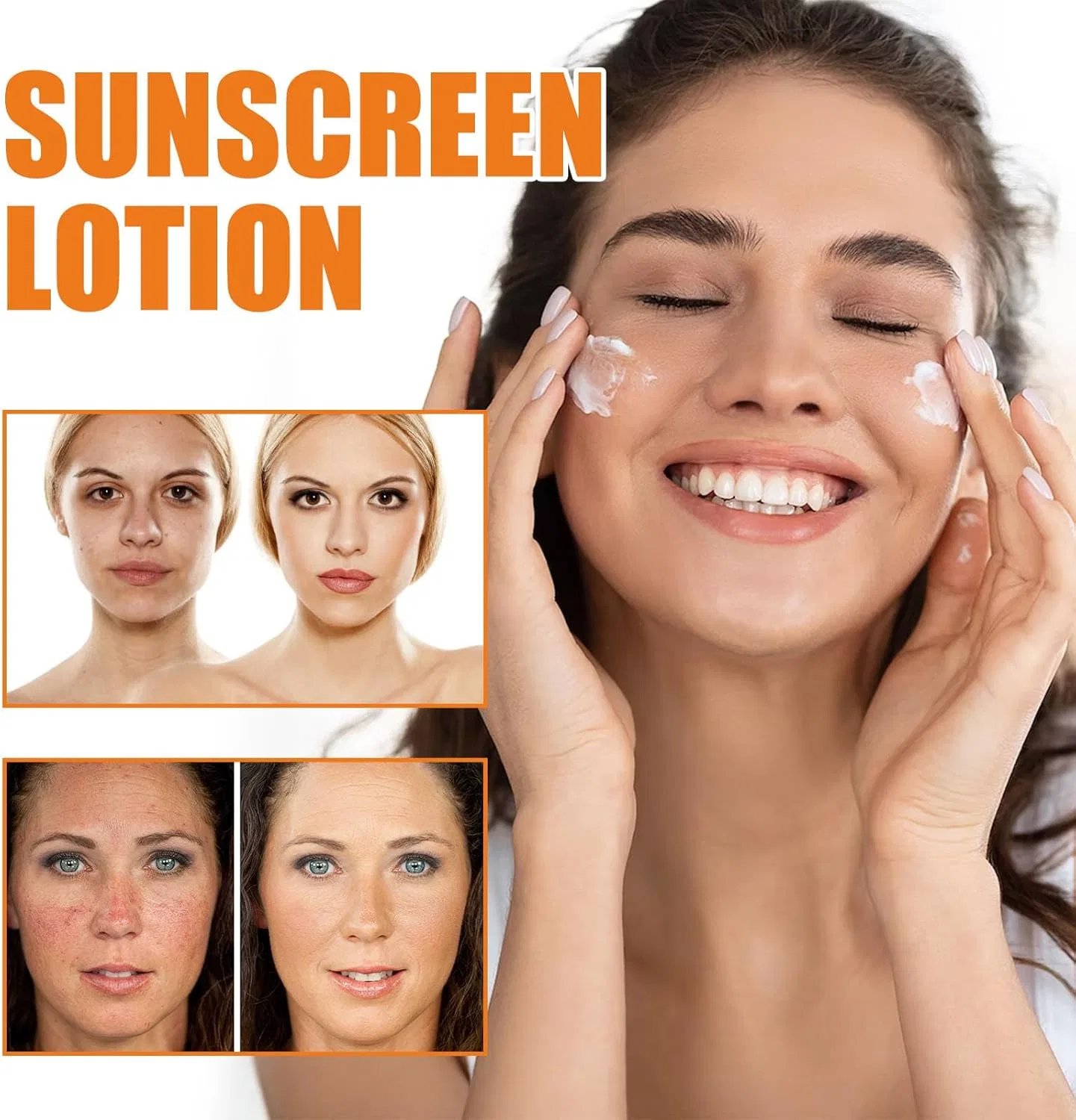 Солнцезащитное молочко Moisturizing Long Lasting Sunscreen Generic 50ml белый — фото 3