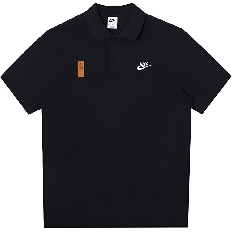 

Рубашка поло мужская черная Nike, черный