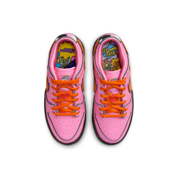 Кроссовки (PS) Nike x The Powerpuff Girls SB Dunk Low Pro QS 'Blossom', розовый — фото 4