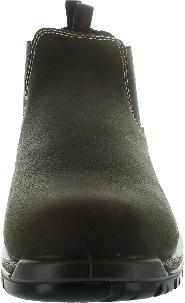 Мужские рабочие ботинки Romeo с композитным носком и защитой от проколов от FSI FOOTWEAR SPECIALTIES INTERNATIONAL Avenger Work Boots, коричневый — фото 3