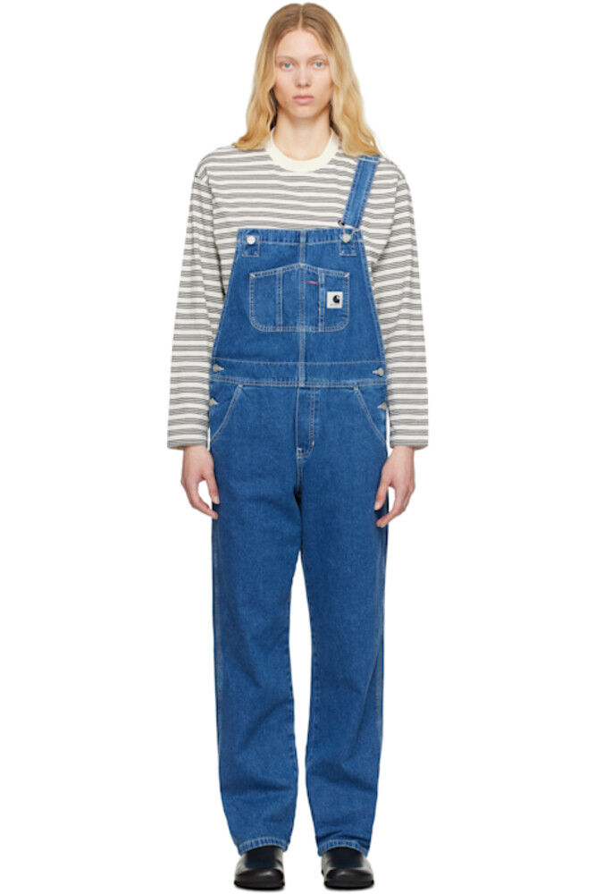 

Синий комбинезон прямого покроя с нагрудником Carhartt Work In Progress
