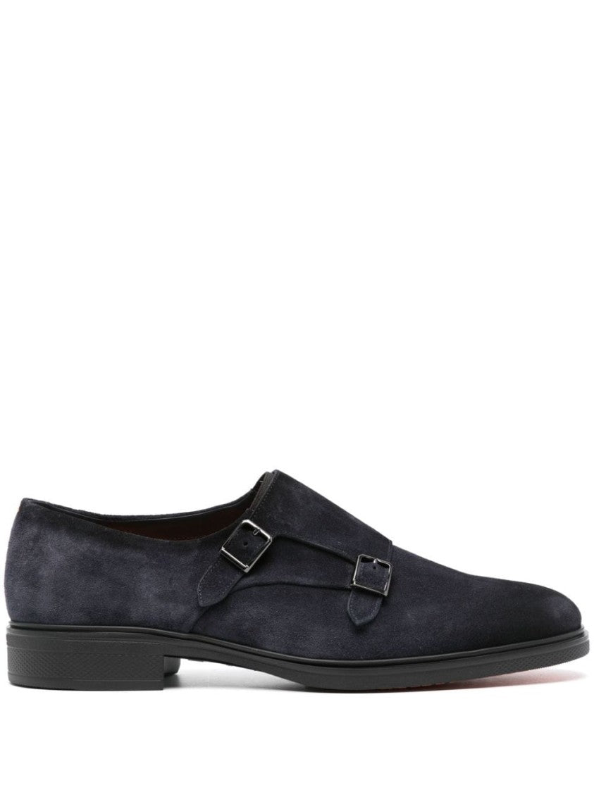 

Замшевые туфли Santoni, синий