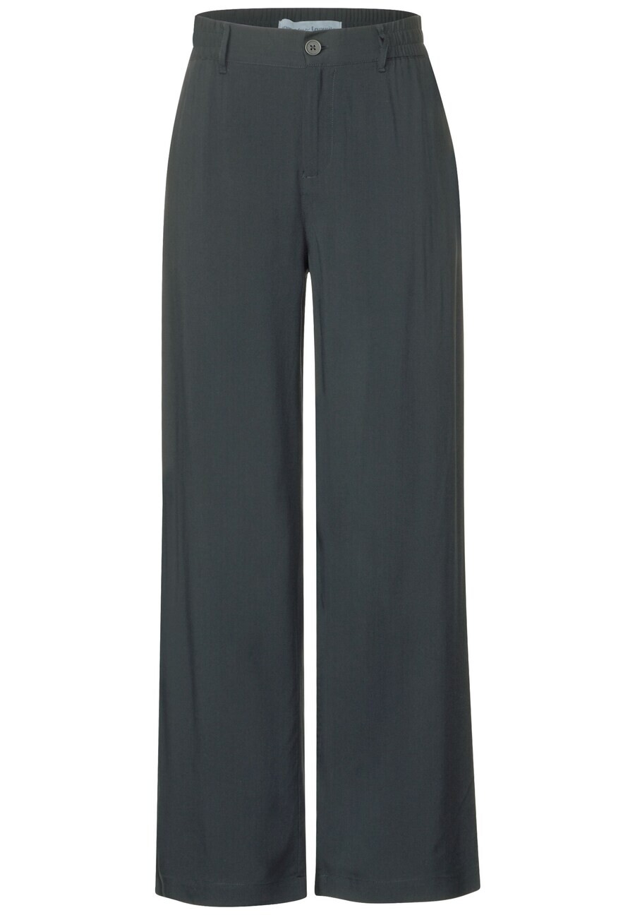 

Тканевые брюки STREET ONE Loose fit Pants, пыльно-голубой