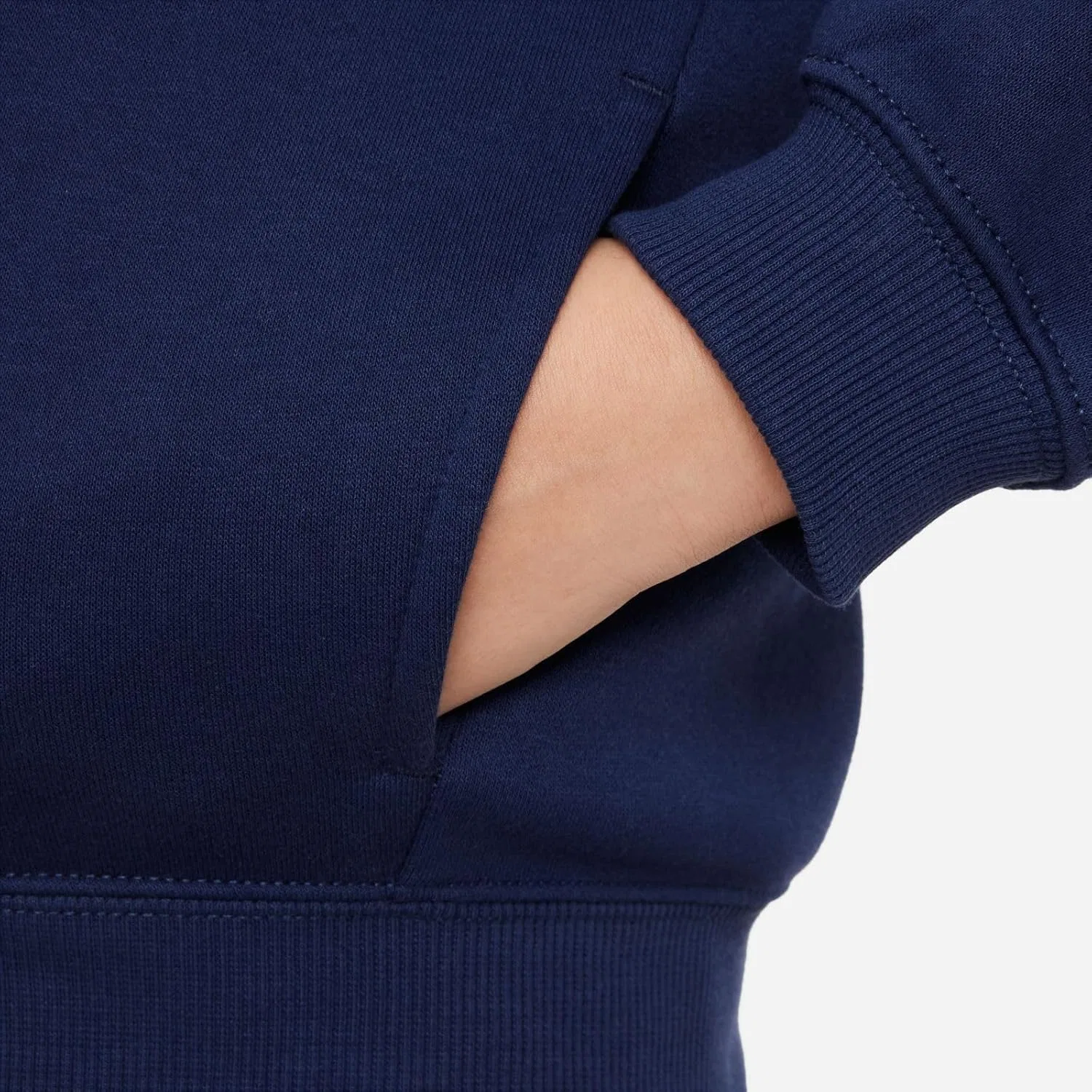 Детский спортивный костюм NIKE Club Fleece, цвет Midnight Navy/White — фото 4