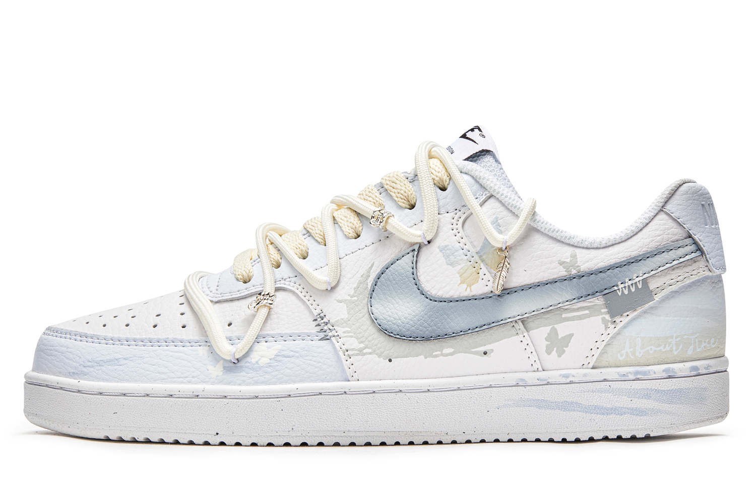 

Кроссовки Nike Court Vision 1 Impact Resistance Low Top мужские бело-синие