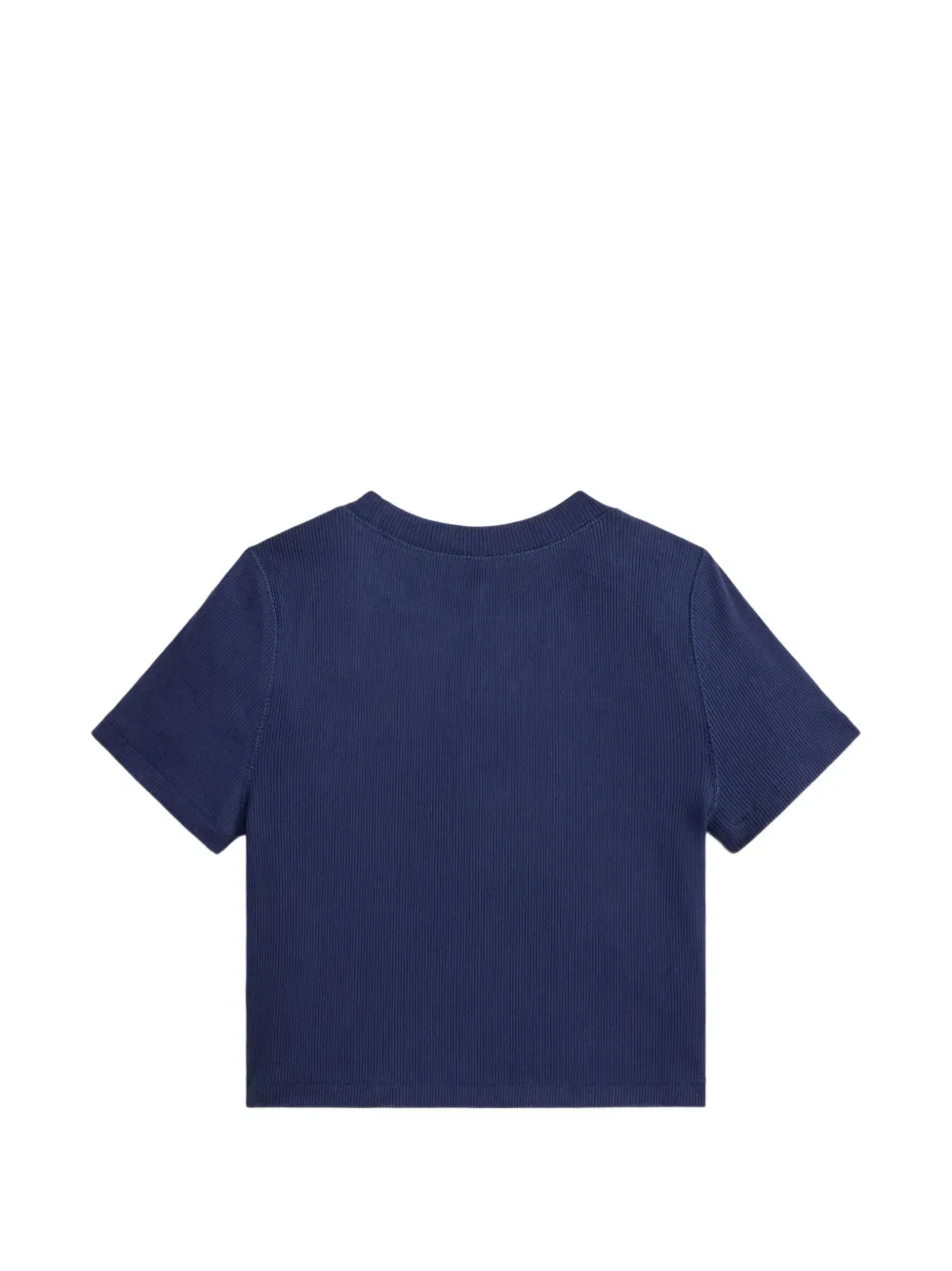 Футболка с вышитым логотипом Polo Ralph Lauren Kids, синий — фото 2
