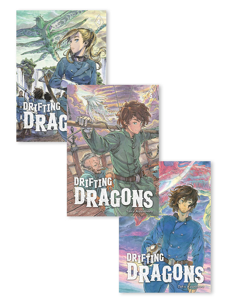 

Манга Drifting Dragons Manga (4-6) Bundle