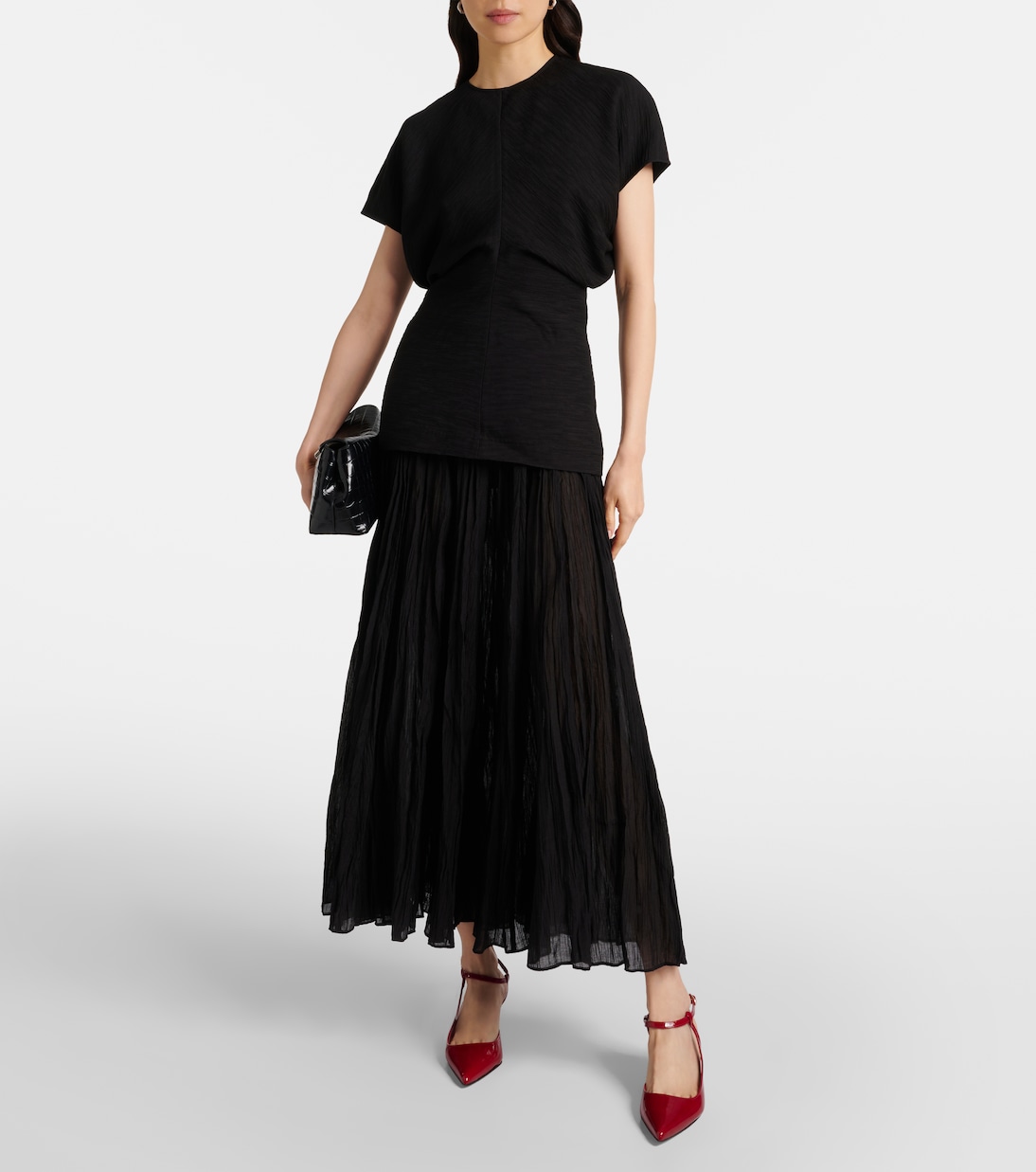 Туфли-лодочки Camelia из лакированной кожи Souliers Martinez, красный — фото 2