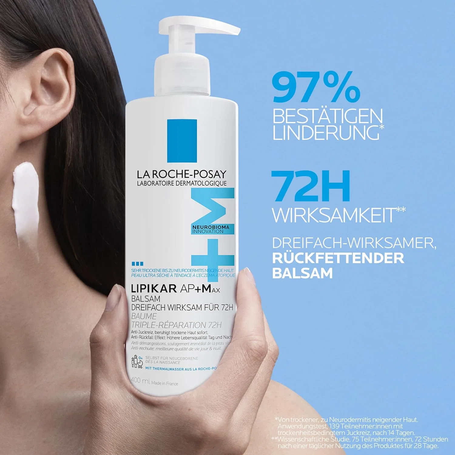 Бальзам для тела Lipikar AP+Max от La Roche Posay, 400 мл La Roche-Posay — фото 3