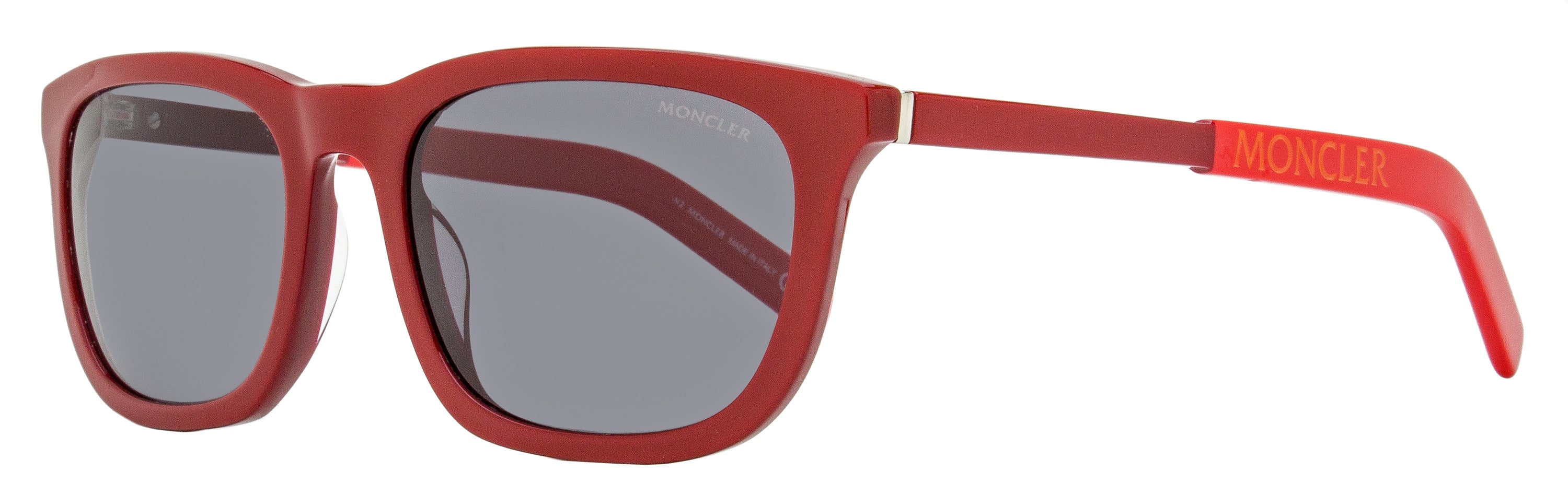 

Солнцезащитные очки Moncler унисекс Kolligian ML0290 66D красные 57 мм