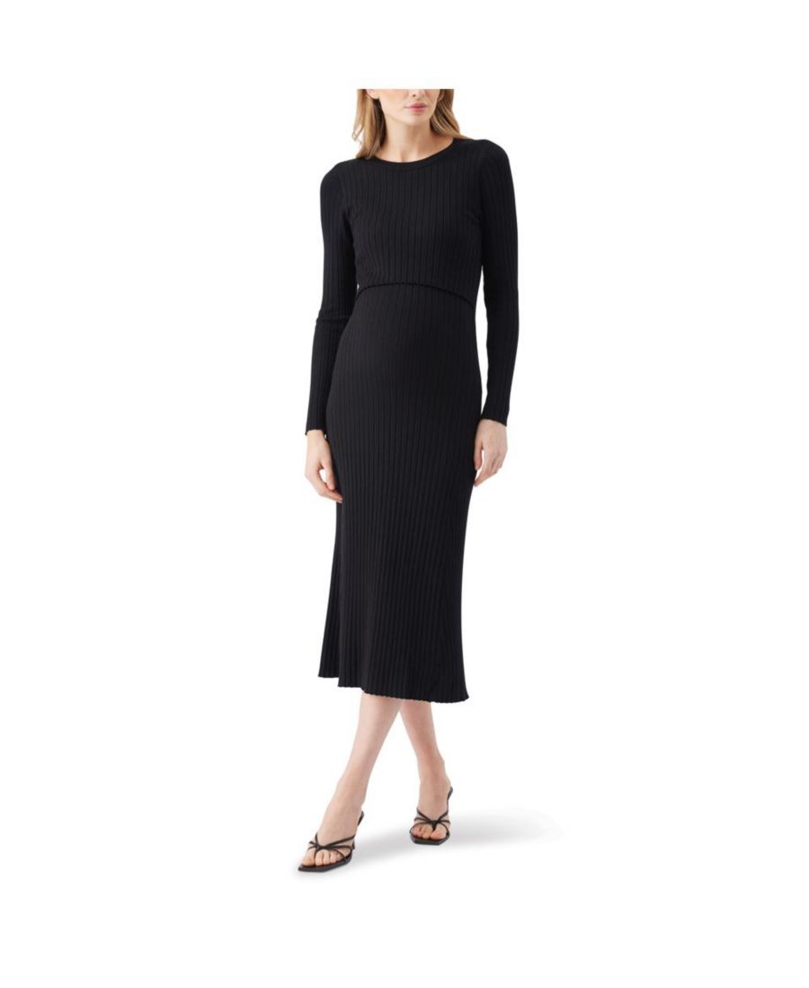 

Вязаное платье для кормления беременных Ripe Eden Ripe Maternity, Black
