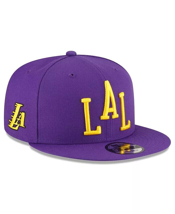 

Мужская фиолетовая бейсболка Los Angeles Lakers 2023/24 City Edition Alternate 9FIFTY Snapback Adjustable New Era