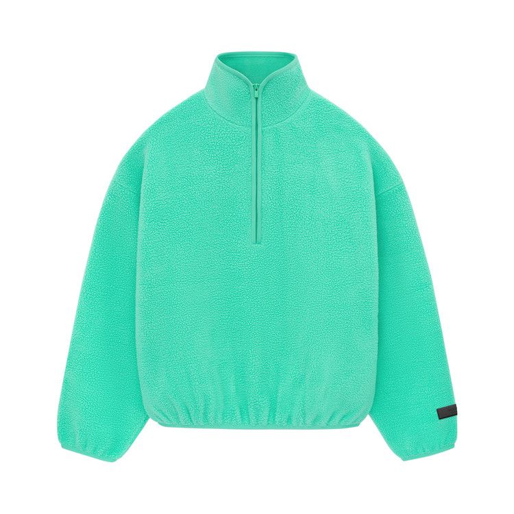 

Толстовка Fear of God Essentials Nylon Half Zip Mockneck, Mint Leaf